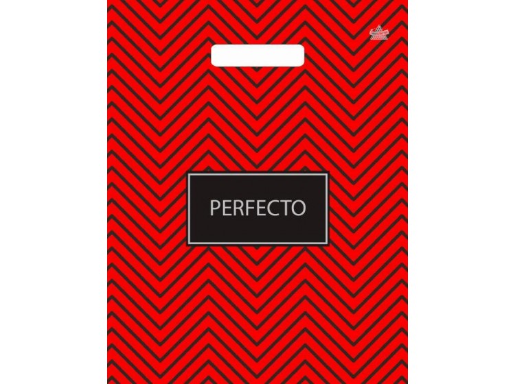 Мешок ПВД (выр.ручка) 300*370 (90мкр) Перфекто Зигзаг